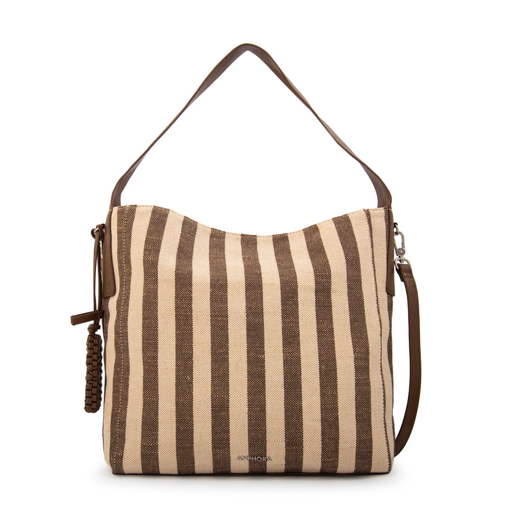 Cartera Corte Recto Casimira Café Oscuro