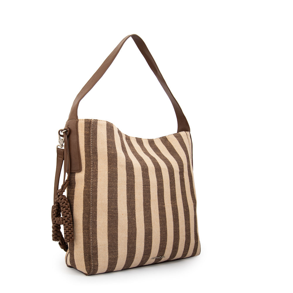 Cartera Corte Recto Casimira Café Oscuro