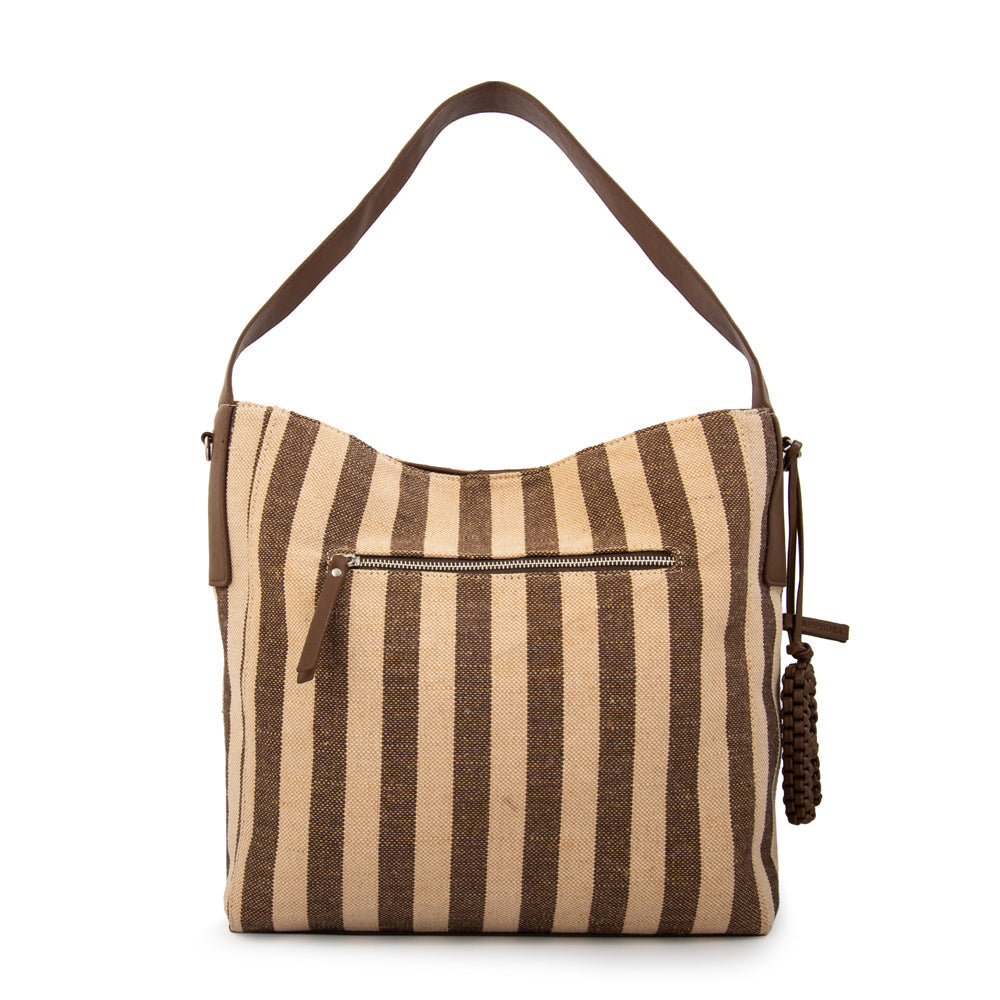 Cartera Corte Recto Casimira Café Oscuro