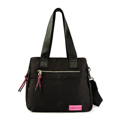 Cartera Dos Asas Adelina Negro