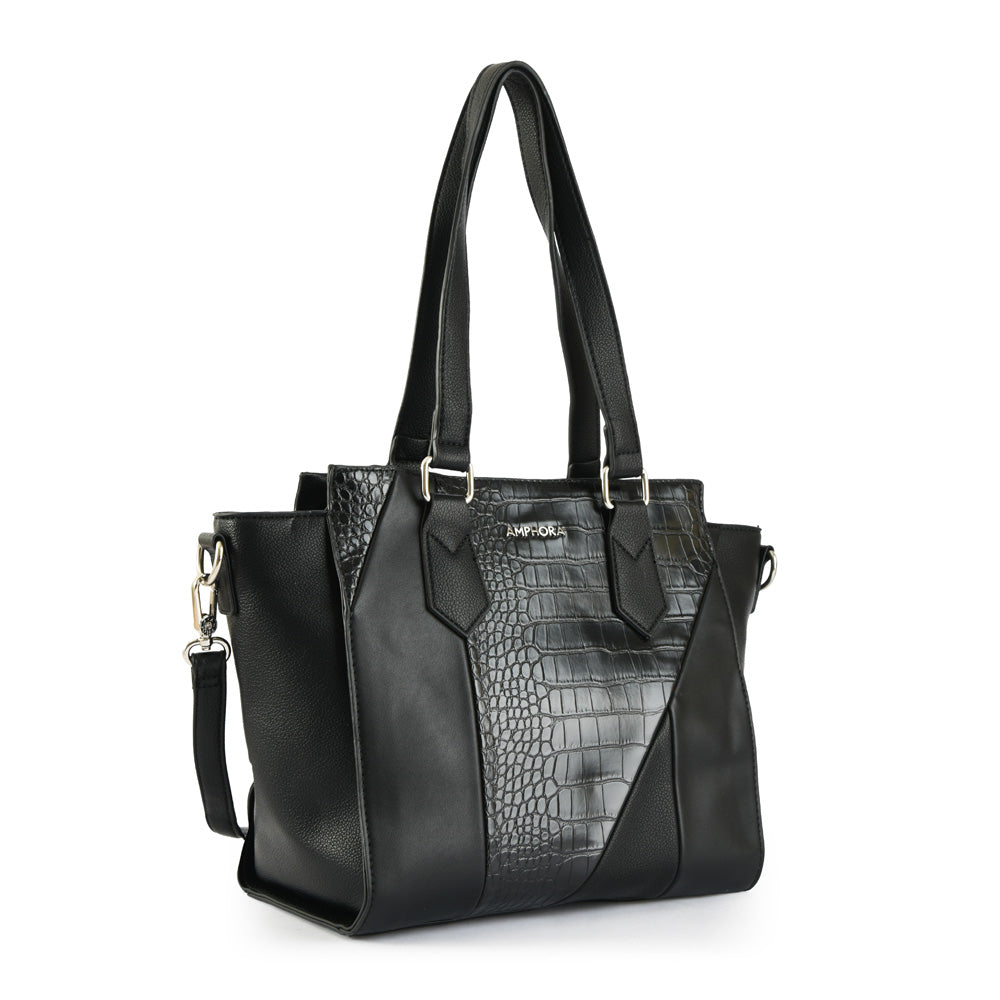 Cartera Dos Asas Ezely Negro
