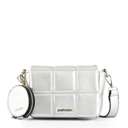 Crossbody Meli Plateado