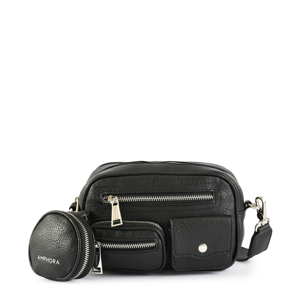 Crossbody Demir Negro