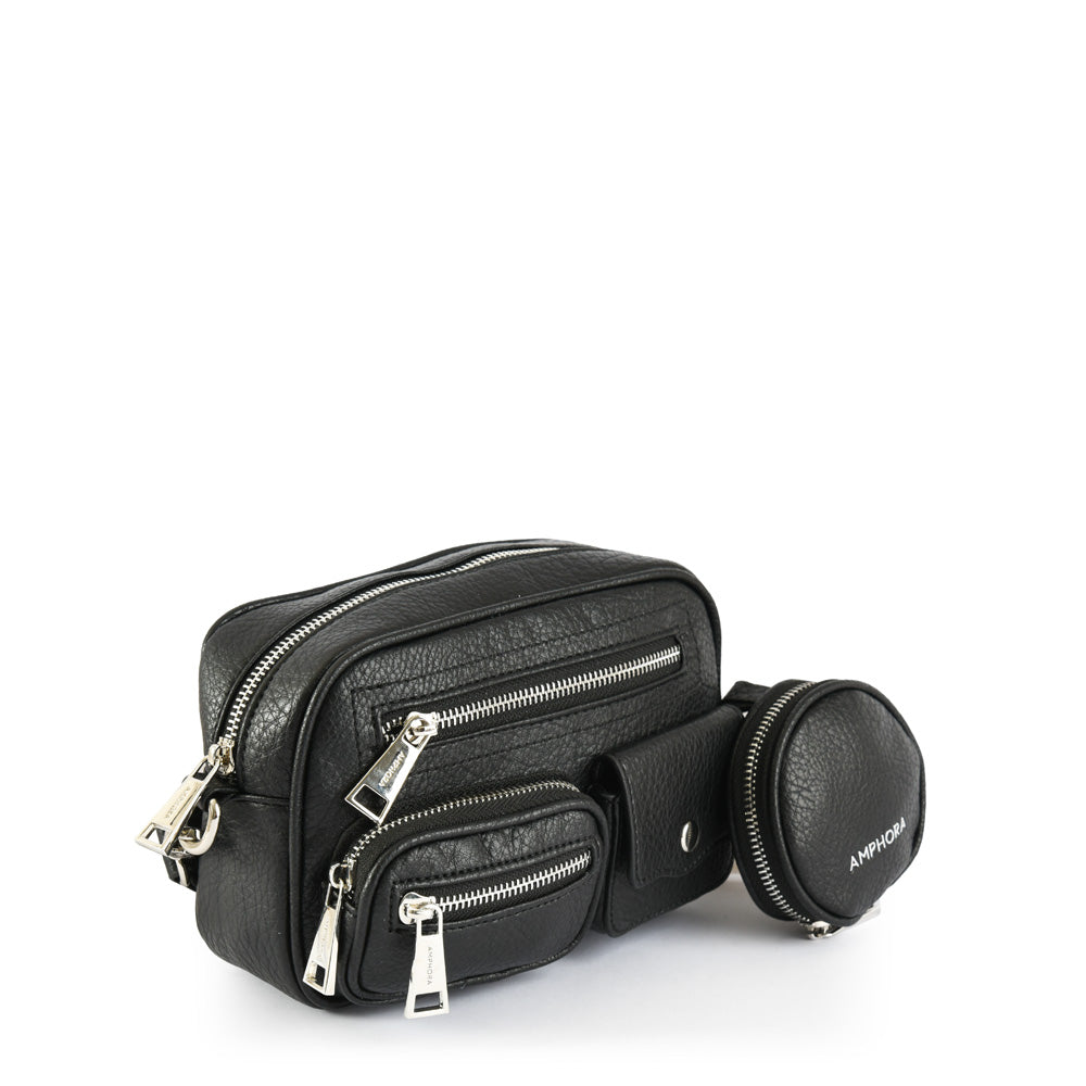 Crossbody Demir Negro