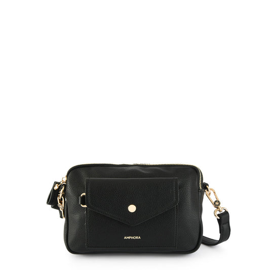 Crossbody Cyril Negro Granulado