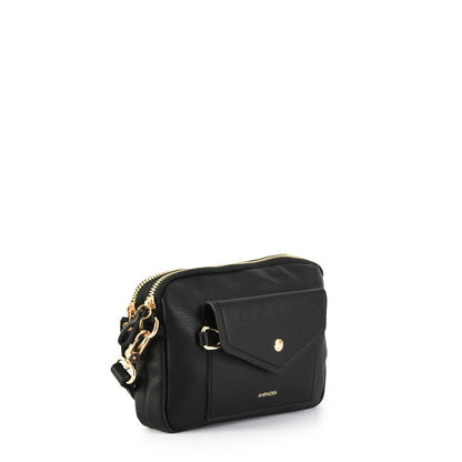 Crossbody Cyril Negro Granulado