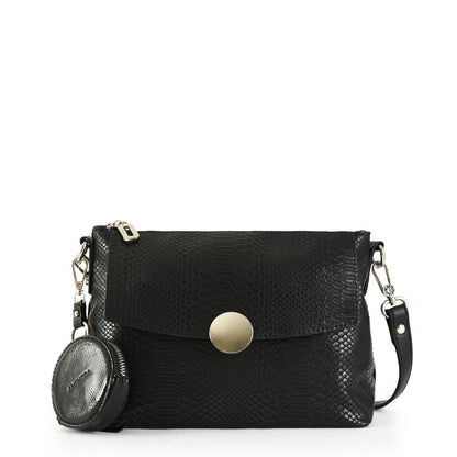 Crossbody Bremen Negro Crocco