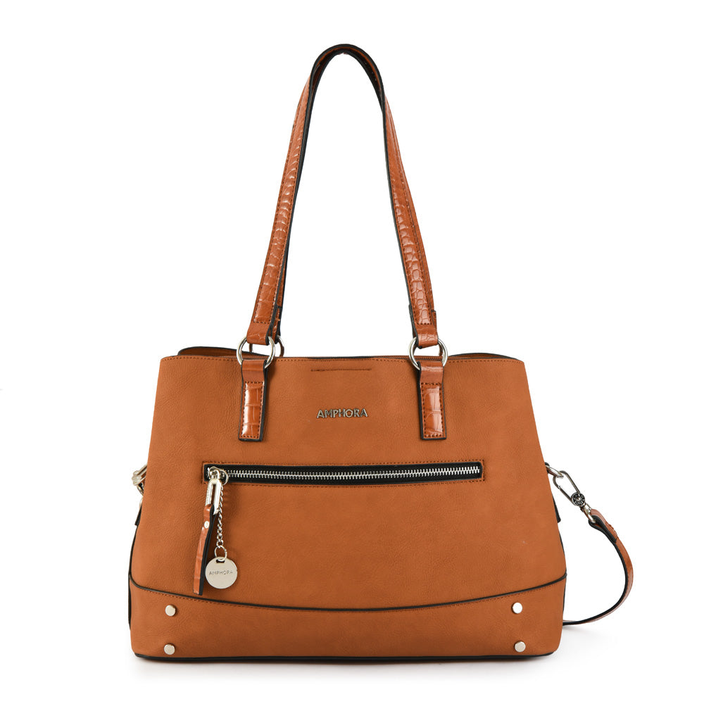 Cartera Dos Asas Guillot Camel