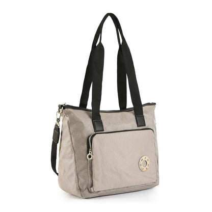 Cartera Dos Asas Russo Beige