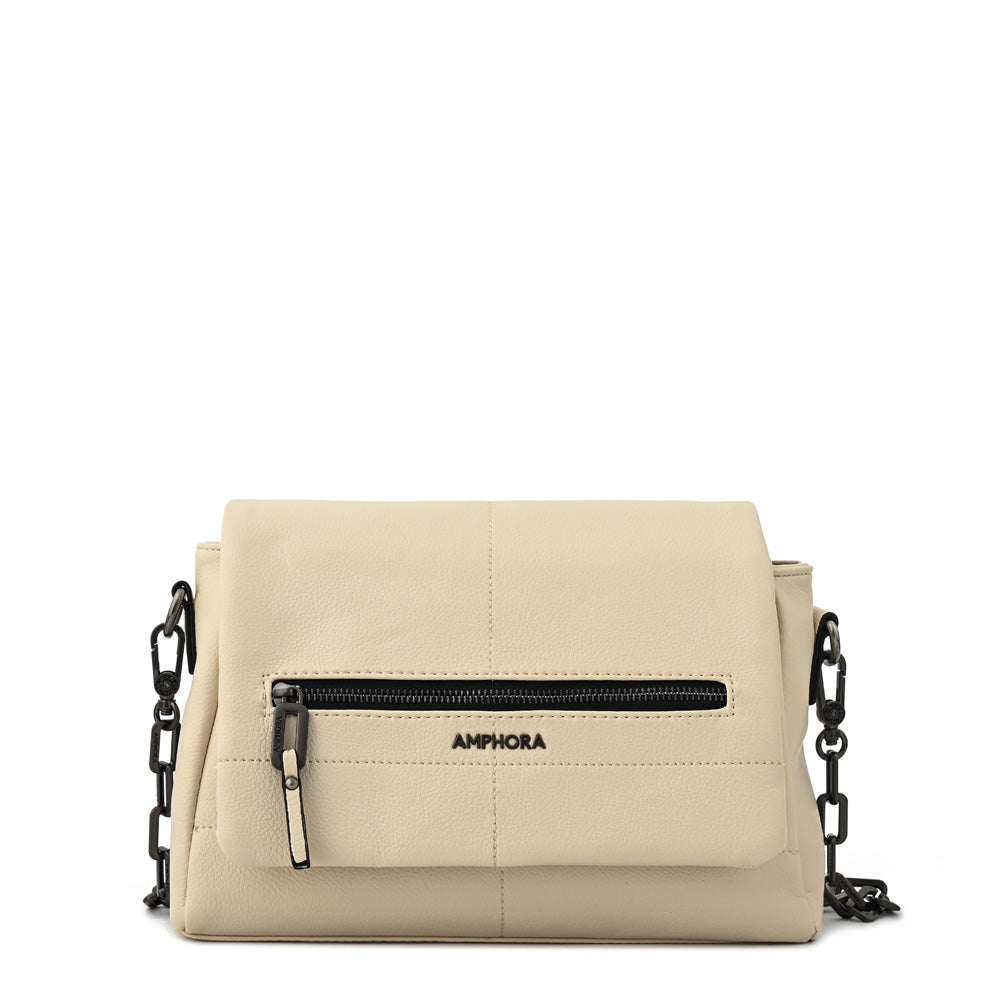 Crossbody Elena Blanco Crudo