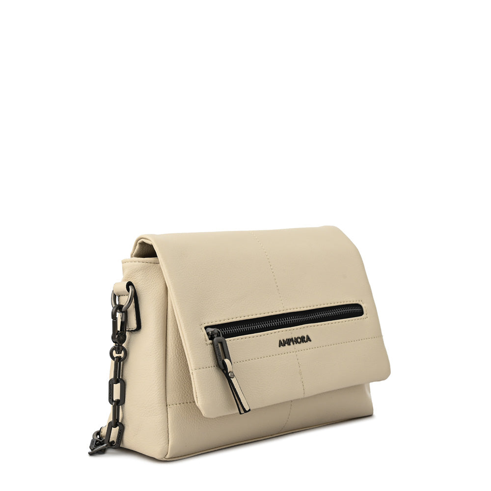 Crossbody Elena Blanco Crudo