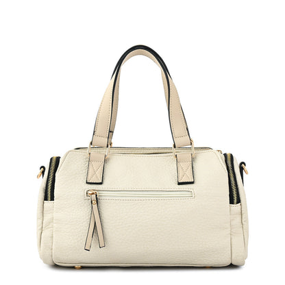 Cartera Dos Asas Cristel Beige