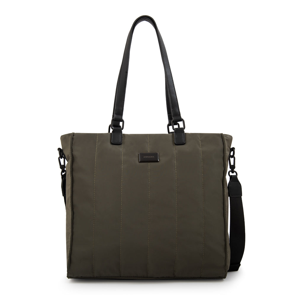 Cartera Dos Asas Japon Verde Oscuro
