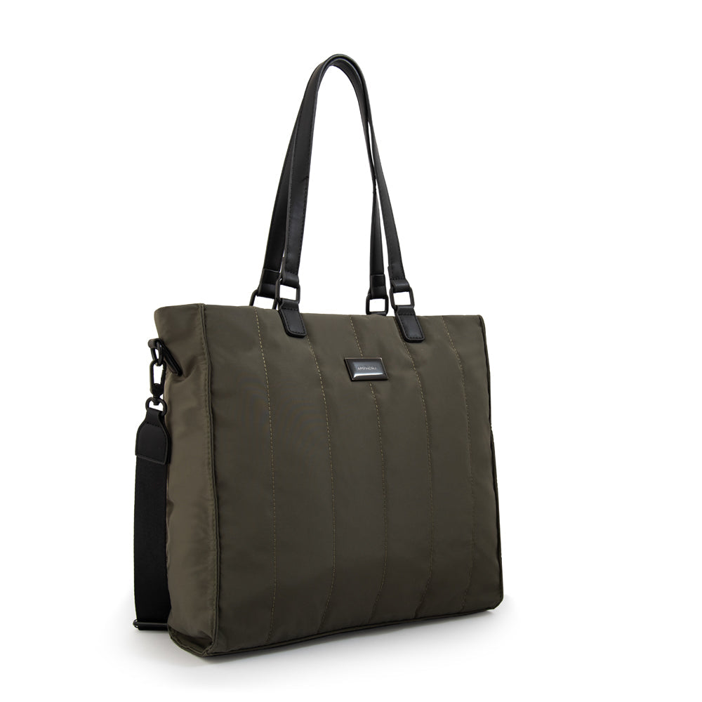 Cartera Dos Asas Japon Verde Oscuro