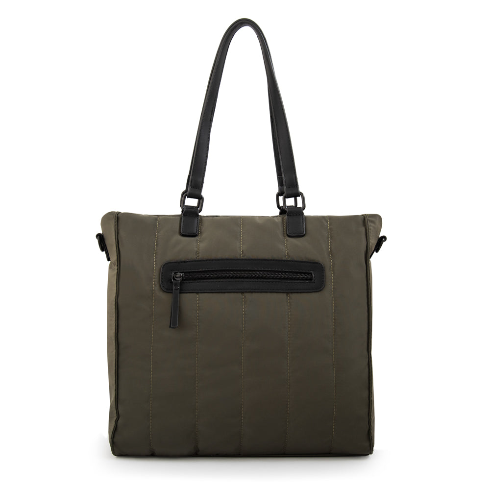 Cartera Dos Asas Japon Verde Oscuro