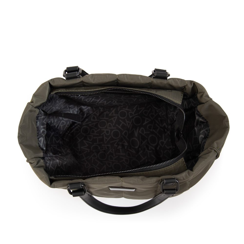 Cartera Dos Asas Japon Verde Oscuro