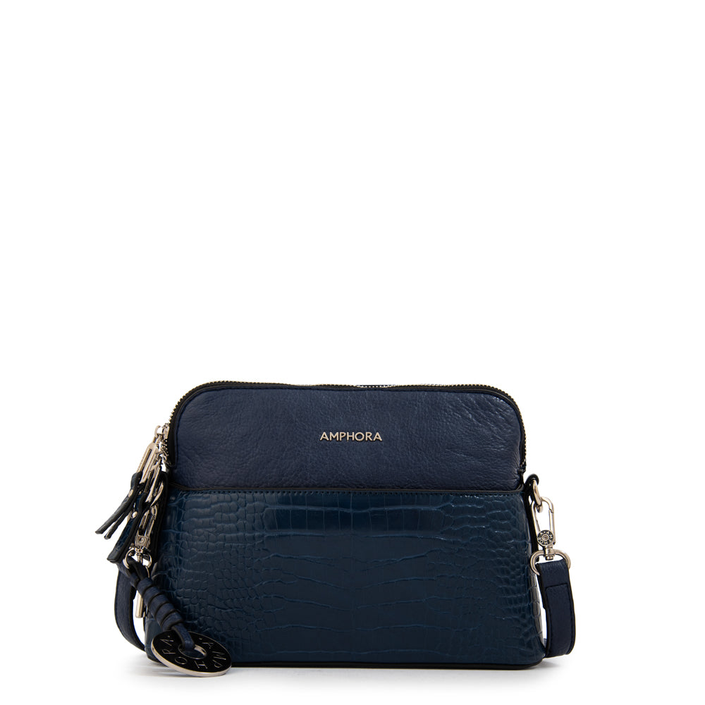 Crossbody Genova Azul Oscuro