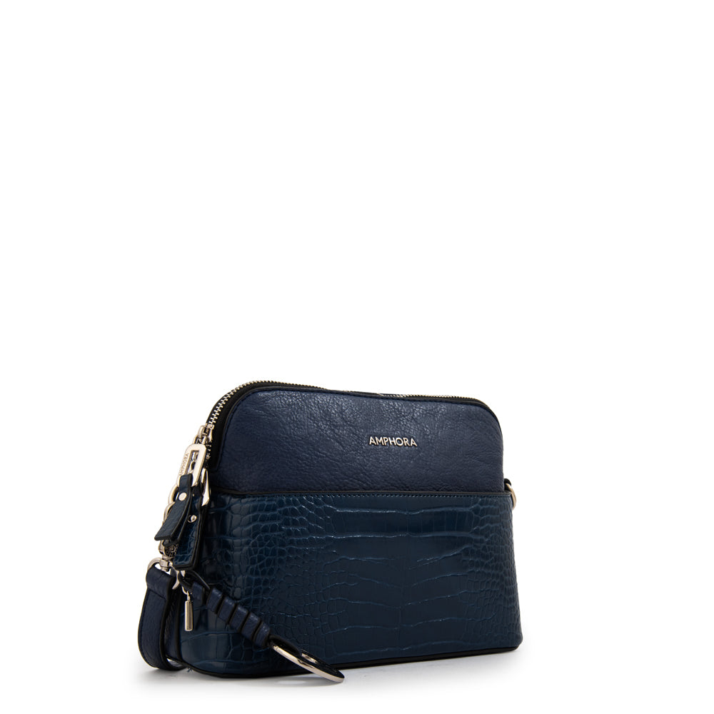 Crossbody Genova Azul Oscuro