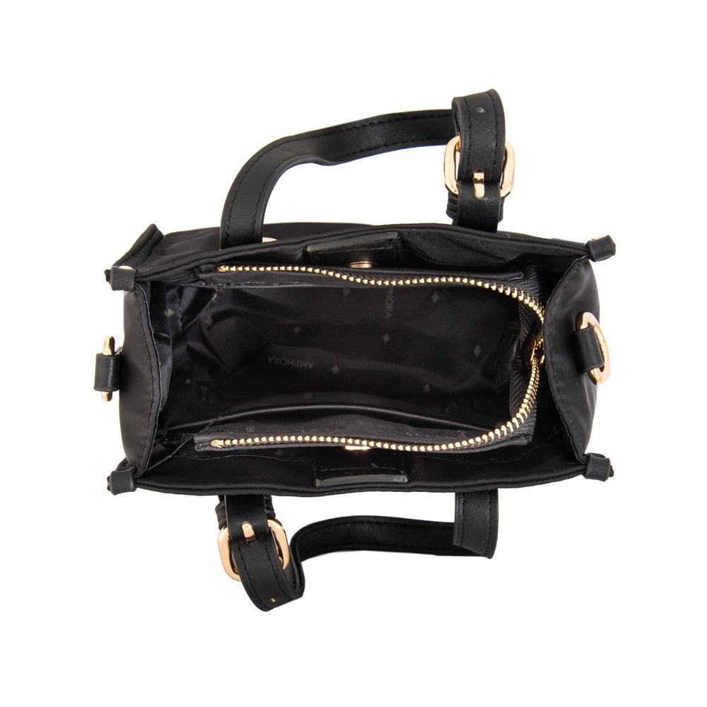 Crossbody Pequeña Fiorela Negro