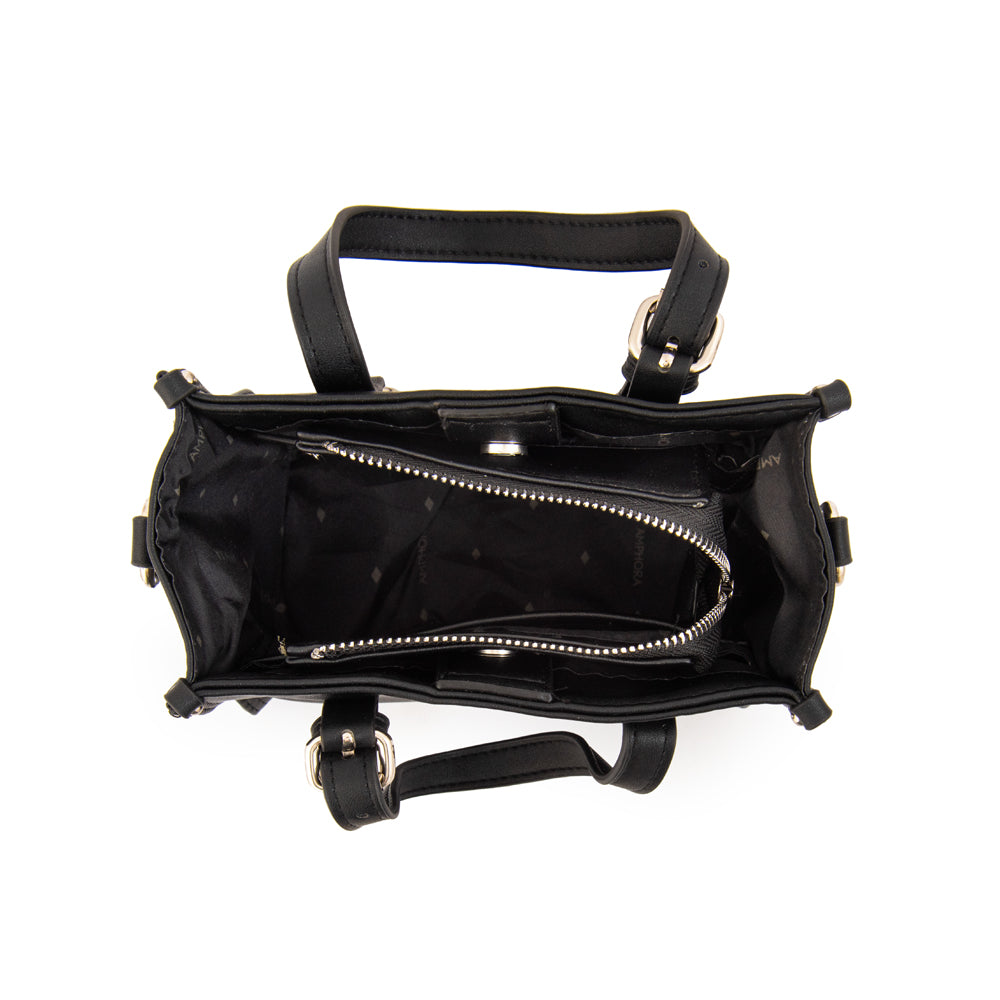 Crossbody Pequeña Fiorela Negro Especial