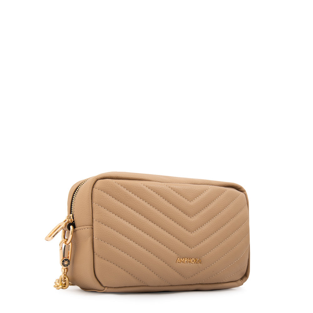 Crossbody Filomena Beige Oscuro