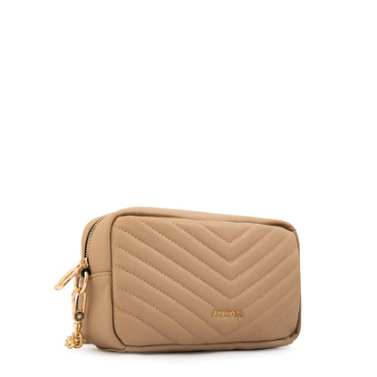 Crossbody Filomena Beige Oscuro