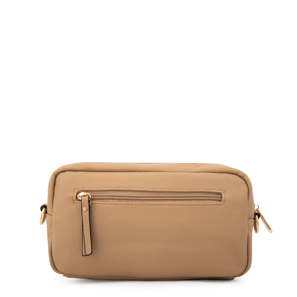 Crossbody Filomena Beige Oscuro