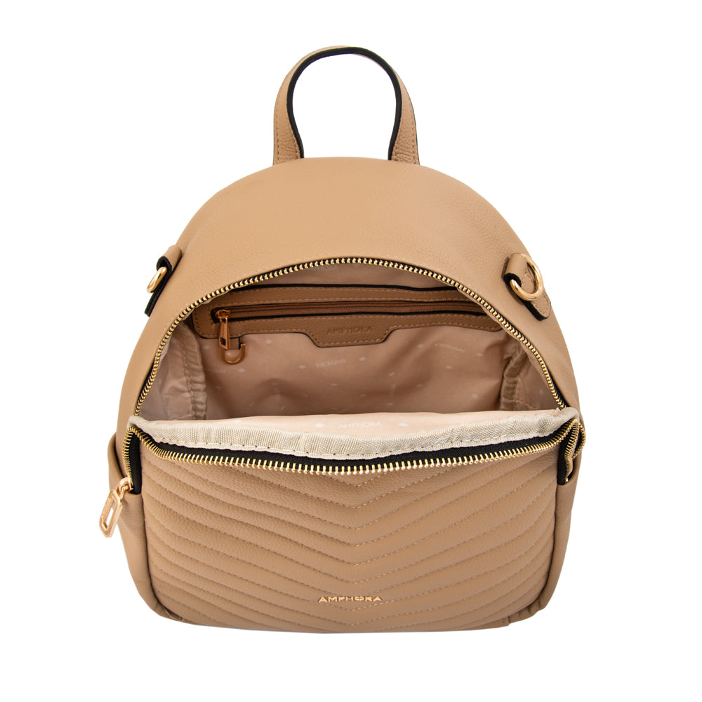 Mochila Filomena Beige Oscuro
