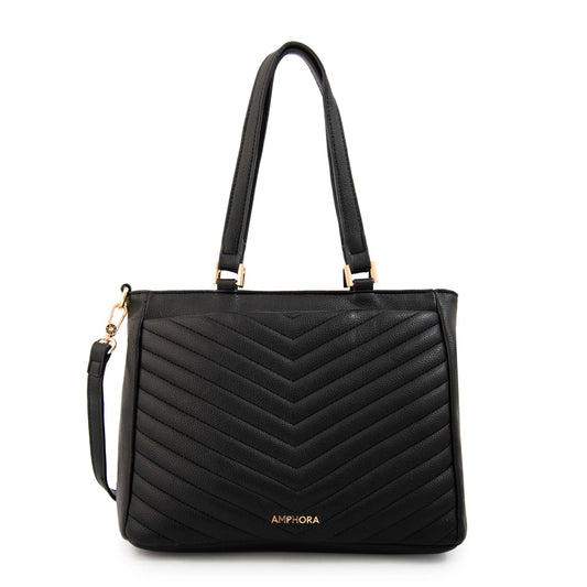 Cartera Dos Asas Filomena Negro