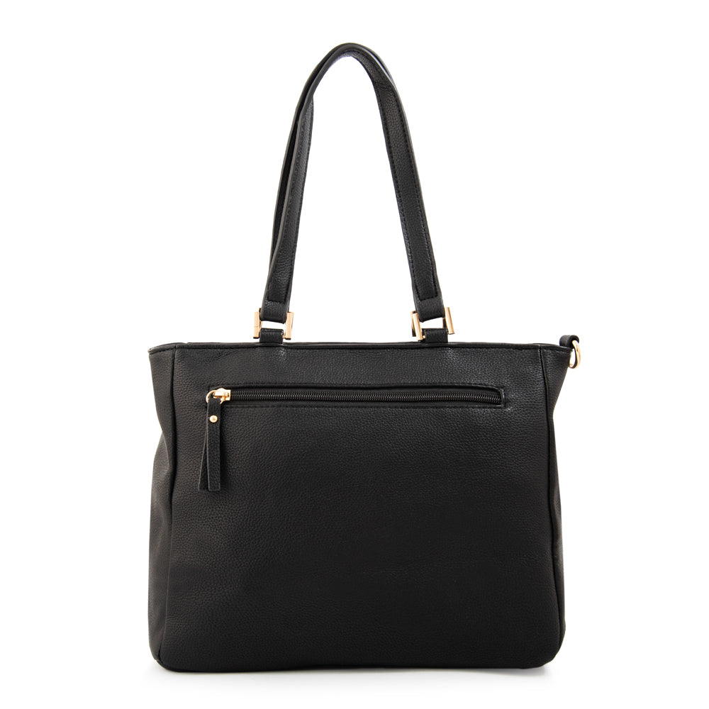 Cartera Dos Asas Filomena Negro