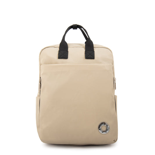 Mochila Porta Laptop Donna Beige