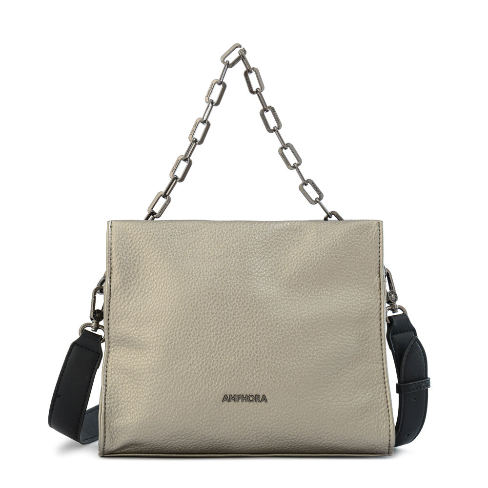 Crossbody Ivana Plateado Oscuro