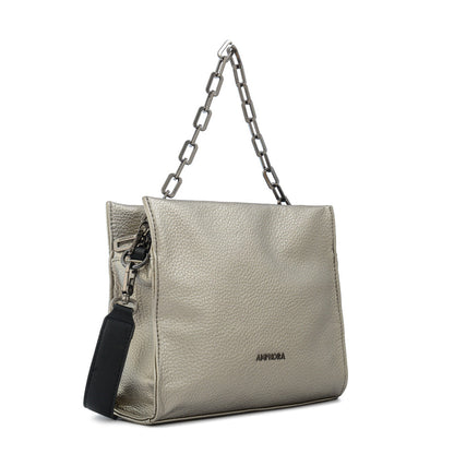 Crossbody Ivana Plateado Oscuro