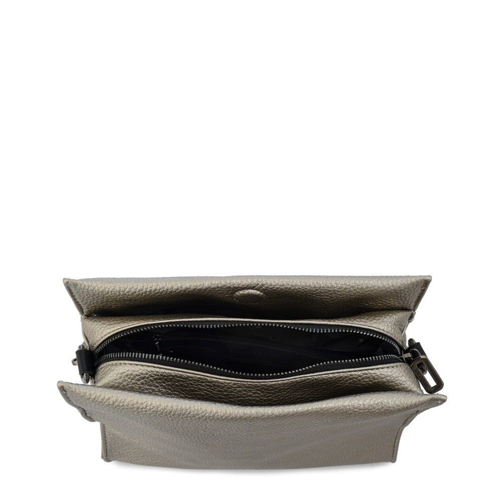 Crossbody Ivana Plateado Oscuro