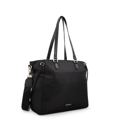 Cartera Dos Asas Porta Laptop Romina Negro Especial