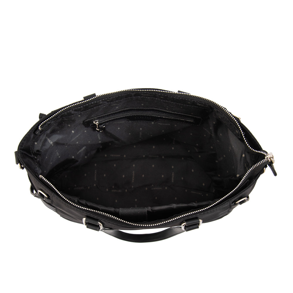 Cartera Dos Asas Porta Laptop Romina Negro Especial