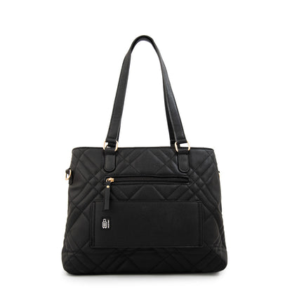 Cartera Dos Asas Porta Laptop 13" Anisa Negro