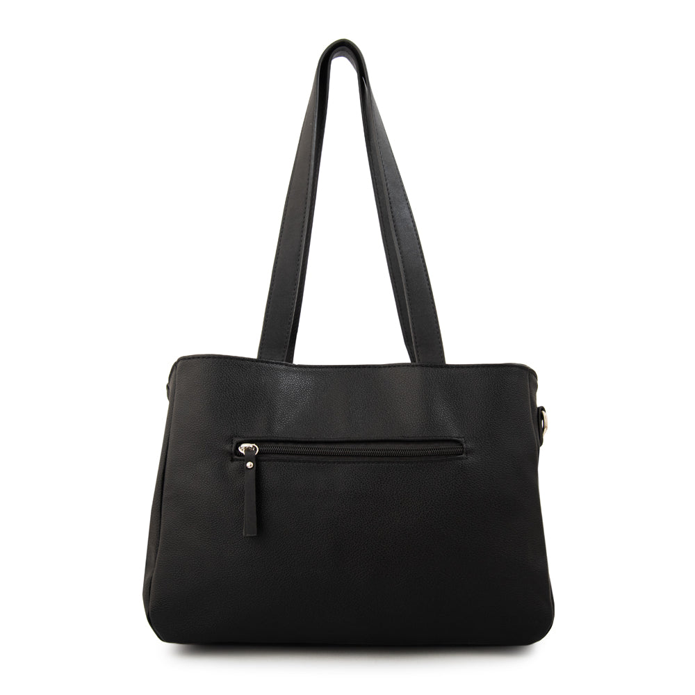 Cartera Dos Asas Teri Negro Especial