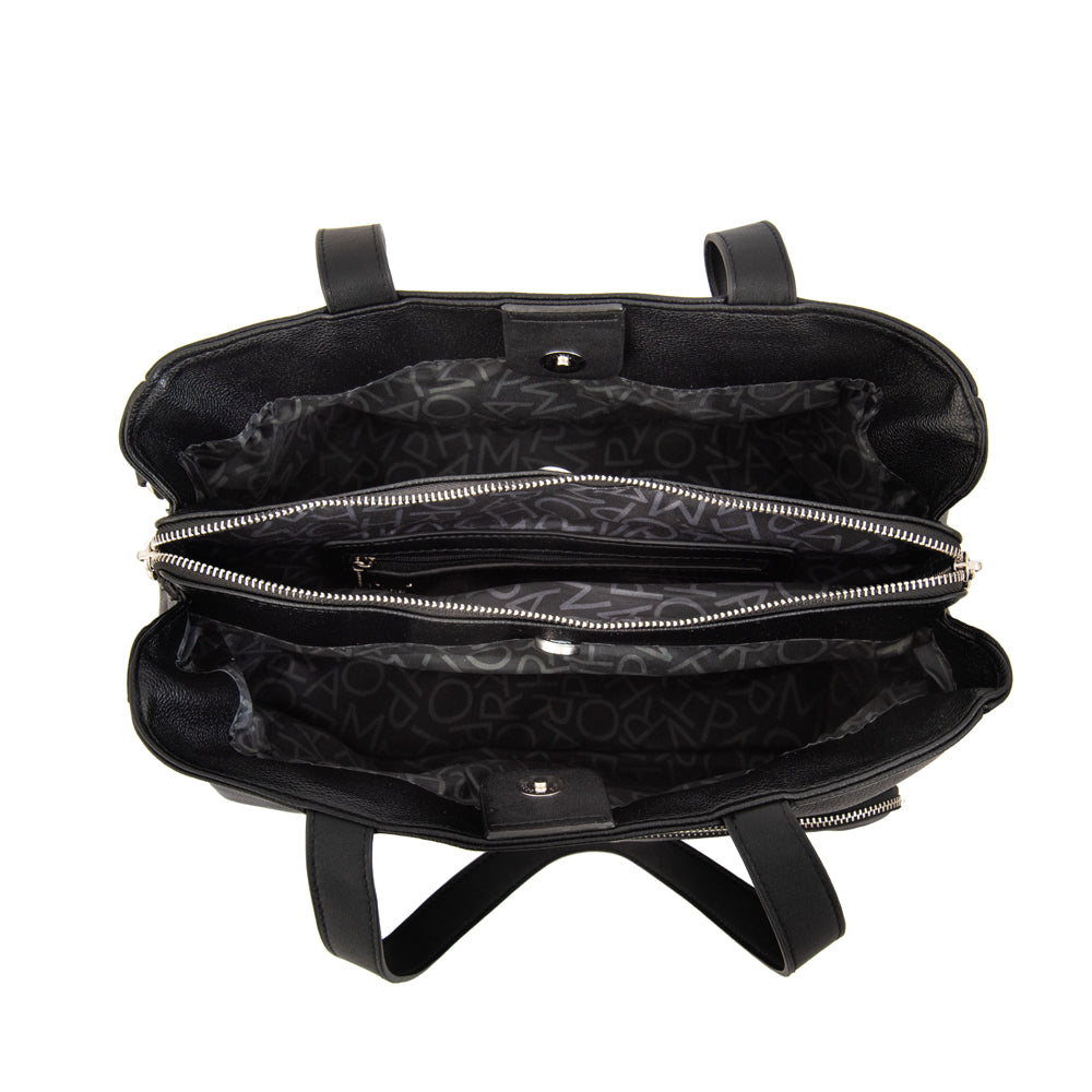 Cartera Dos Asas Teri Negro Especial