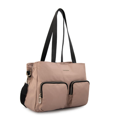 Cartera Dos Asas Teri Rosado Viejo