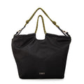 Cartera Dos Asas Kyoto Nylon Negro