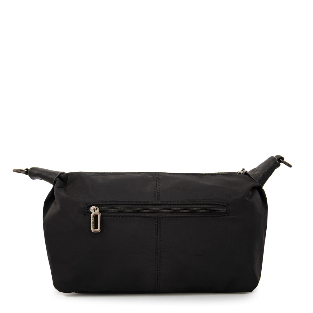Cartera Oval Tiare Nylon Negro