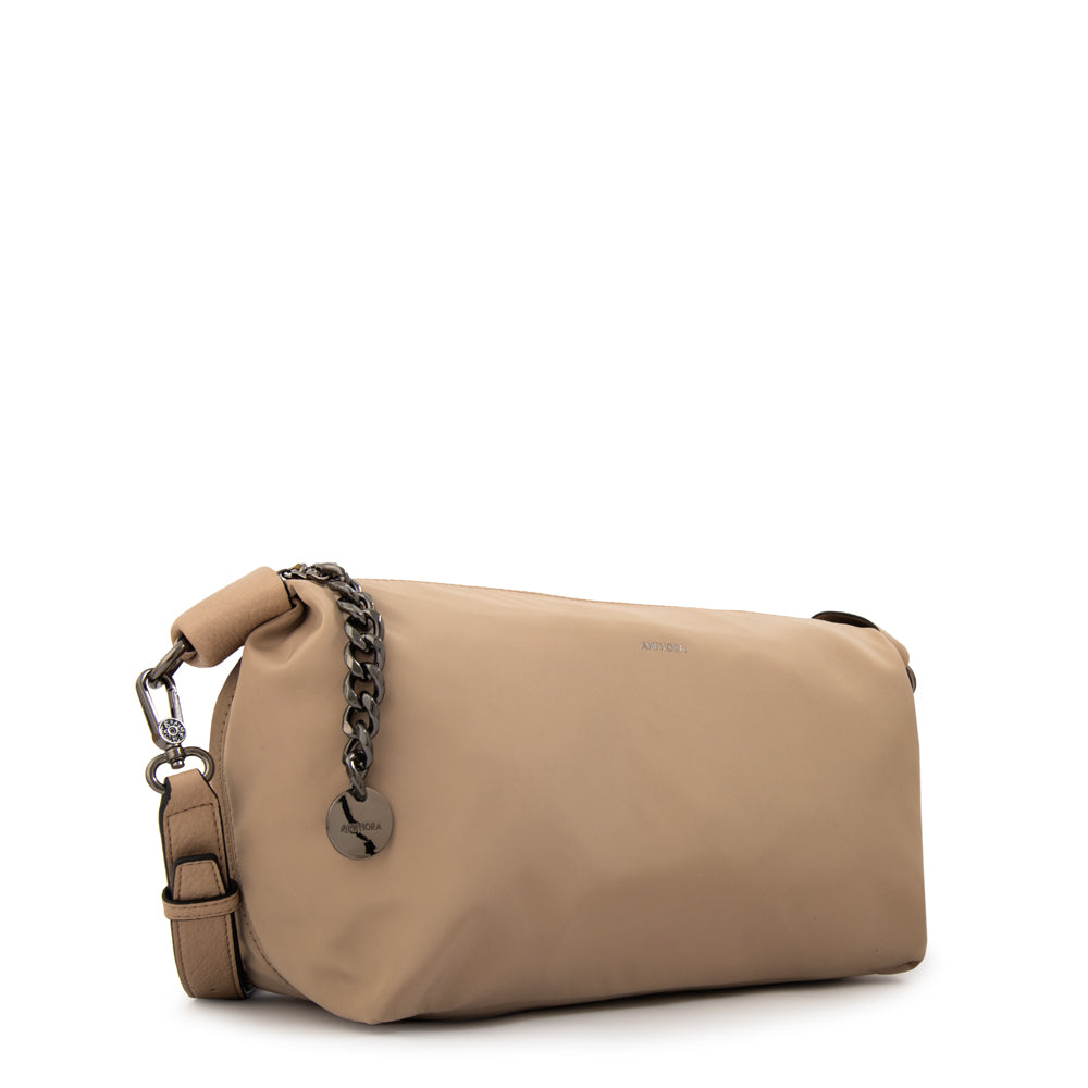 Cartera Oval Tiare Beige