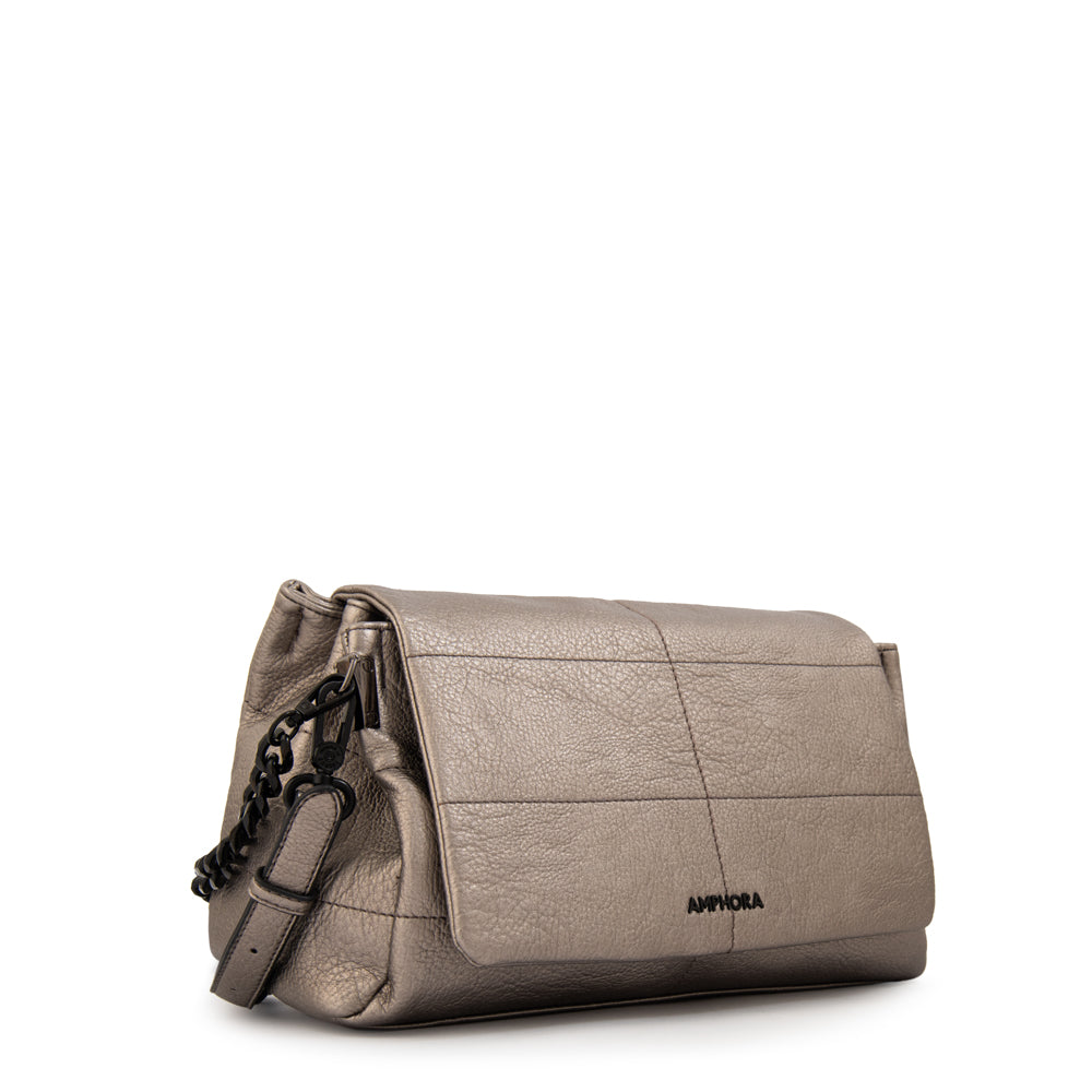 Crossbody Tatiana Plateado Oscuro