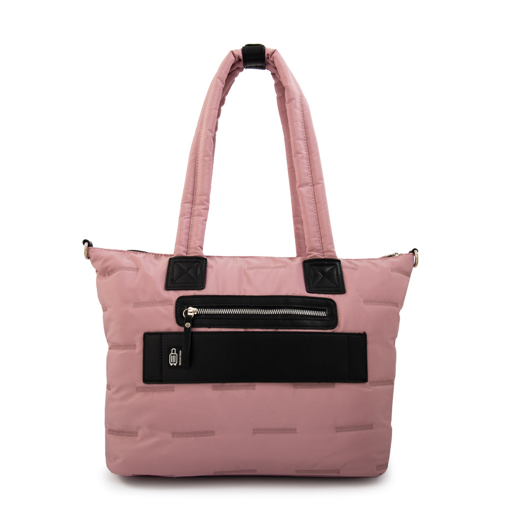Cartera Dos Asas Porta Laptop Hana Rosa Viejo