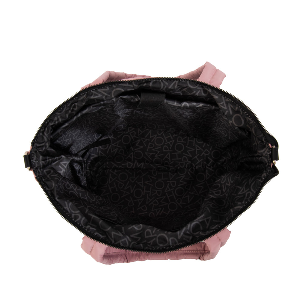 Cartera Dos Asas Porta Laptop Hana Rosa Viejo