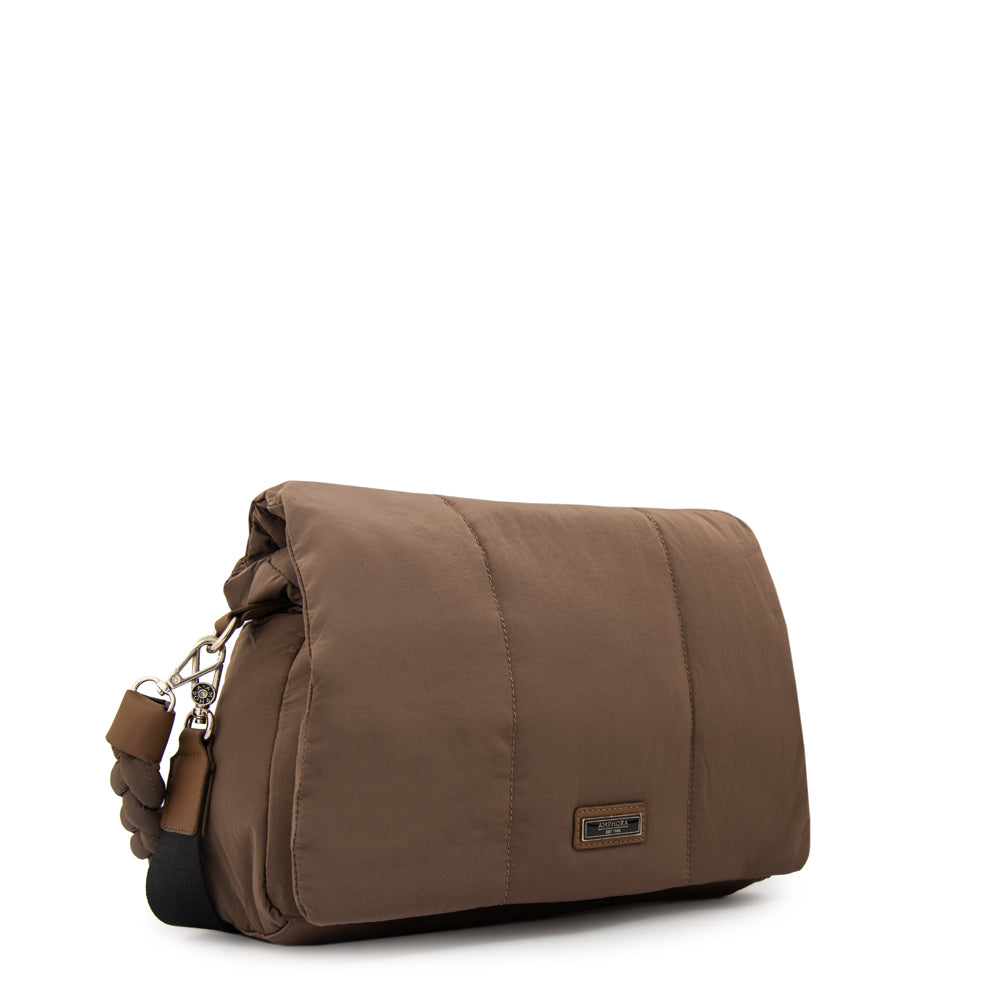 Crossbody Grande Trinity Nylon Taupe