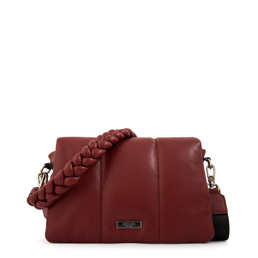 Crossbody Trinity Rojo Oscuro