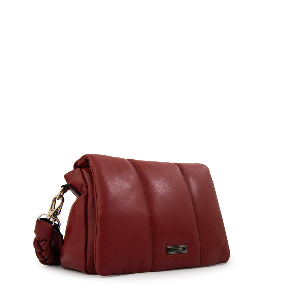 Crossbody Trinity Rojo Oscuro