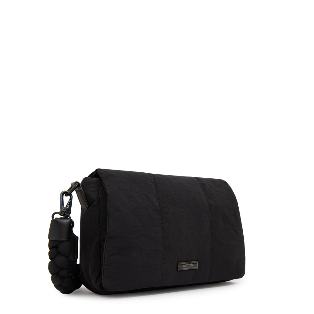 Crossbody Trinity Nylon Negro